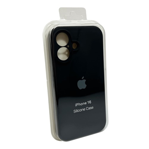 Чохол для смартфона Silicone Full Case AA Camera Protect for Apple iPhone 16 14,Black