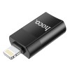 Адаптер HOCO UA17 iP Male to USB female USB2.0 adapter Black