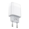 Мережевий зарядний пристрій HOCO C72A Glorious single port charger 10.5W White