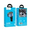Автомобільний зарядний пристрій HOCO Z56 Friend PD35W+QC3.0 cigarette lighter car charger Black