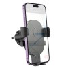 Автотримач для телефона HOCO H18 Mighty one-button car holder(air outlet) Black