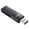 Кардрідер HOCO HB20 Mindful 2-in-1card reader(USB2.0) Black