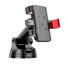 Автотримач для телефона HOCO H22 Dragon automatic clamping car holder(center console) Red Black