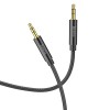 Аудiокабель HOCO UPA19 3.5mm male to 3.5mm male, nylon braid, 1m, Black