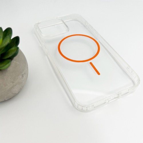 Чохол Cosmic Acrylic Thin Magnetic for Apple iPhone 14 Pro Max Orange