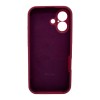 Чохол для смартфона Silicone Full Case AA Camera Protect for Apple iPhone 17 47,Plum