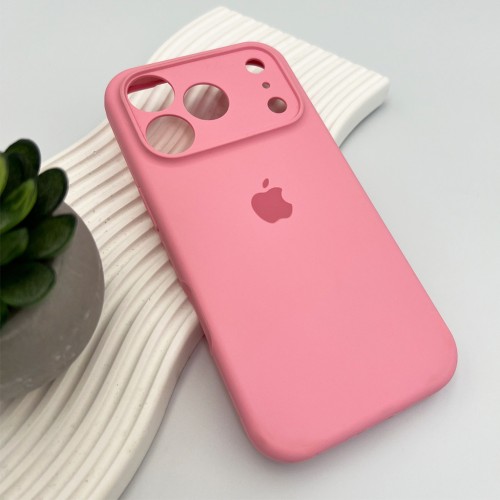 Чохол для смартфона Silicone Full Case AA Camera Protect for Apple iPhone 17 Pro 6,Light Pink