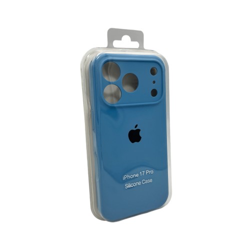 Чохол для смартфона Silicone Full Case AA Camera Protect for Apple iPhone 17 Pro 49,Cornflower
