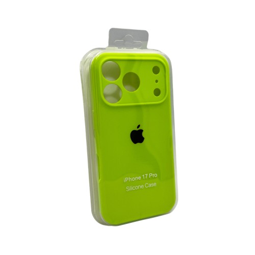 Чохол для смартфона Silicone Full Case AA Camera Protect for Apple iPhone 17 Pro Max 24,Shiny Green