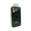 Чохол для смартфона Silicone Full Case AA Camera Protect for Apple iPhone 17 Pro Max 31,Dark Green