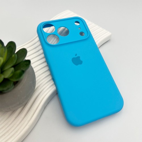 Чохол для смартфона Silicone Full Case AA Camera Protect for Apple iPhone 17 Pro Max 44,Light Blue