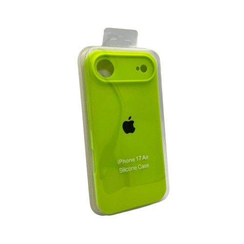 Чохол для смартфона Silicone Full Case AA Camera Protect for Apple iPhone 17 Air 24,Shiny Green