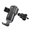 Автотримач для телефона HOCO H80 Vista gravity car holder (air outlet) Black Metal Gray
