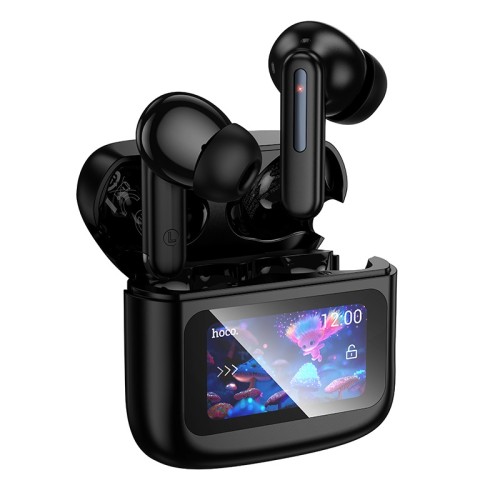 Бездротові навушники TWS HOCO EQ14,  touch screen, Black