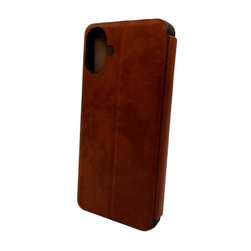 Чохол для смартфона Leather Premium for Samsung Galaxy A06 Brown