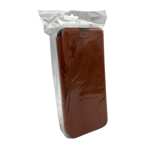 Чохол для смартфона Leather Premium for Xiaomi Redmi 14C / Poco C75 Brown