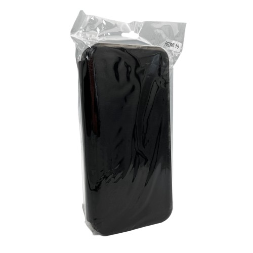 Чохол для смартфона Leather Premium for Xiaomi Redmi 15 (Europe version) Black