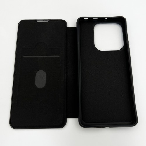 Чохол для смартфона Leather Premium for Xiaomi Redmi 15C (Europe version) Black
