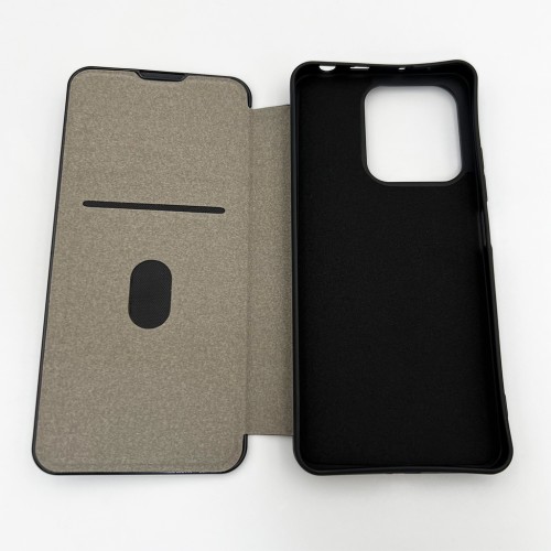 Чохол для смартфона Leather Premium for Xiaomi Redmi Note 14s 4G (Europe version) Grey