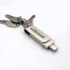 Портативний SSD Wibrand Wolf 2TB USB 3.2 Gen.2 Type-C/Type-A Read/Write 1000MB/s Silver