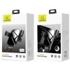 Автотримач для телефона Usams US-ZJ052 Gravity Car Holder Black