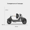 Електросамокат з сидінням OKAI Ceetle PRO EA10C Black 10', 350(900)W, 25Km/h, 10.4Ah, 55Km, 20%, NFC, App, 29kg