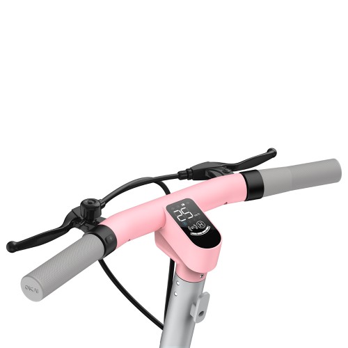 Електросамокат з сидінням OKAI Ceetle PRO EA10C Pink 10', 350(900)W, 25Km/h, 10.4Ah, 55Km, 20%, NFC, App.29kg