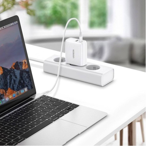 Мережевий зарядний пристрій UGREEN CD170 38W USB-C Wall Charger EU (White) (UGR-60468)