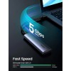 Зовнішня кишеня для накопичувача UGREEN USB-C to M.2 NGFF 5G Enclosure A TO C Cable 50cm