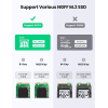Зовнішня кишеня для накопичувача UGREEN USB-C to M.2 NGFF 5G Enclosure A TO C Cable 50cm