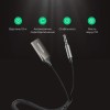 Bluetooth-ресивер UGREEN CM309 Bluetooth Car Receiver Aux with Mic Space Gray