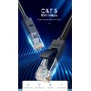 Кабель UGREEN NW102 Cat 6 U/UTP Lan Flat Cable 15m (Black)(UGR-50180)