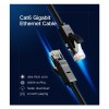 Мережевий кабель UGREEN NW102 Cat 6 U/UTP Lan Flat Cable 2m (Black)(UGR-50174)