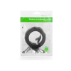Мережевий кабель UGREEN Cat 6 U/UTP Lan Flat Cable 1m (Black)