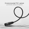 Аудіокабель UGREEN AV130 Cannon Male to Female Microphone Extension Audio Cable 1m (Black)(UGR-20708)