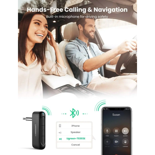 Bluetooth-ресивер UGREEN CM276 Bluetooth 5.0 Receiver Audio Adapter