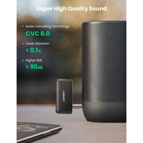 Bluetooth-ресивер UGREEN CM276 Bluetooth 5.0 Receiver Audio Adapter