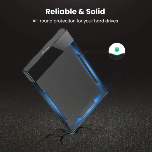 Зовнішня кишеня для накопичувача UGREEN US221 2.5 Inch Hard Drive Box (UGR-30848)