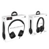 Навушники дротові HOCO W21 Graceful charm wire control headphones Black