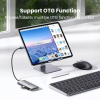 USB-хаб UGREEN CM480 USB-C to 2× USB 3.2+2×USB-C Adapter 10G (UGR-30758)