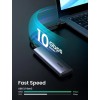 Зовнішня кишеня для накопичувача UGREEN USB-C Female to M.2 M-Key 10G Enclosure C TO C Cable 50cm