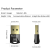 Bluetooth-адаптер  ESSAGER Mini BT5.0 Adapter Black