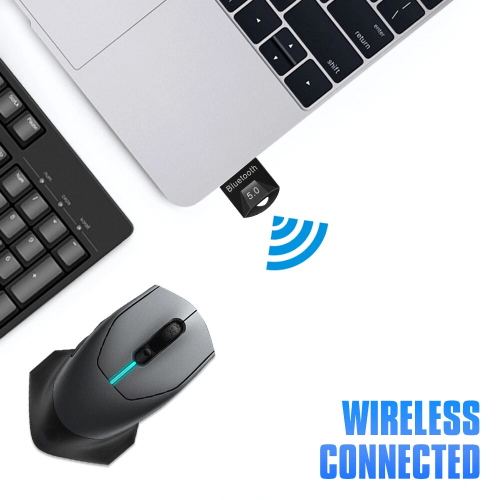 Bluetooth-адаптер  ESSAGER Mini BT5.0 Adapter Black