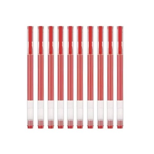 Набір ручок Xiaomi High-capacity Gel Pen (10-Pack) (Red)