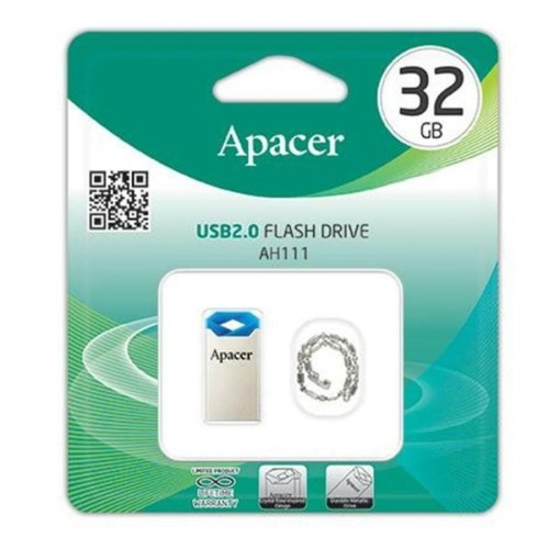 Флеш-накопичувач Apacer USB 2.0 AH111 32GB Blue
