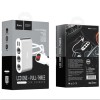 Автомобільний зарядний пристрій HOCO Z13 LCD one-pull-three car charger Silver