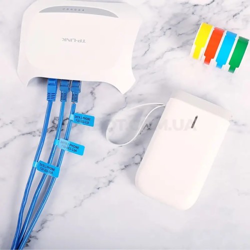 Етикетки NIIMBOT T12.5*74+35-65 Cable White For D11/D110/D101/H1S (A2K18638601)