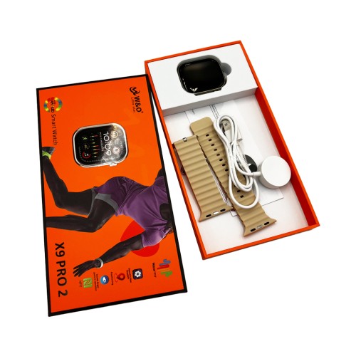 Смарт-годинник W&O X9 Pro2 44mm. 215 mAh. Amoled+IP67 Gold