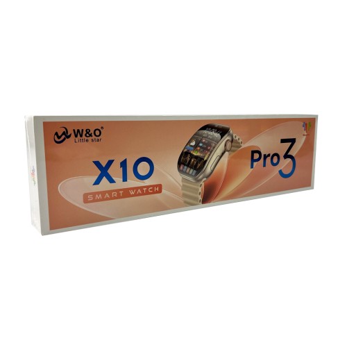 Смарт-годинник W&O X10 Pro 3 46mm. 240 mAh, IP67 Pink
