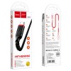 Кабель HOCO X59 USB to Type-C 3A, 1m, nylon, TPE connectors, Black